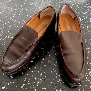 Vintage Robert Clergerie Brown Leather Loafer